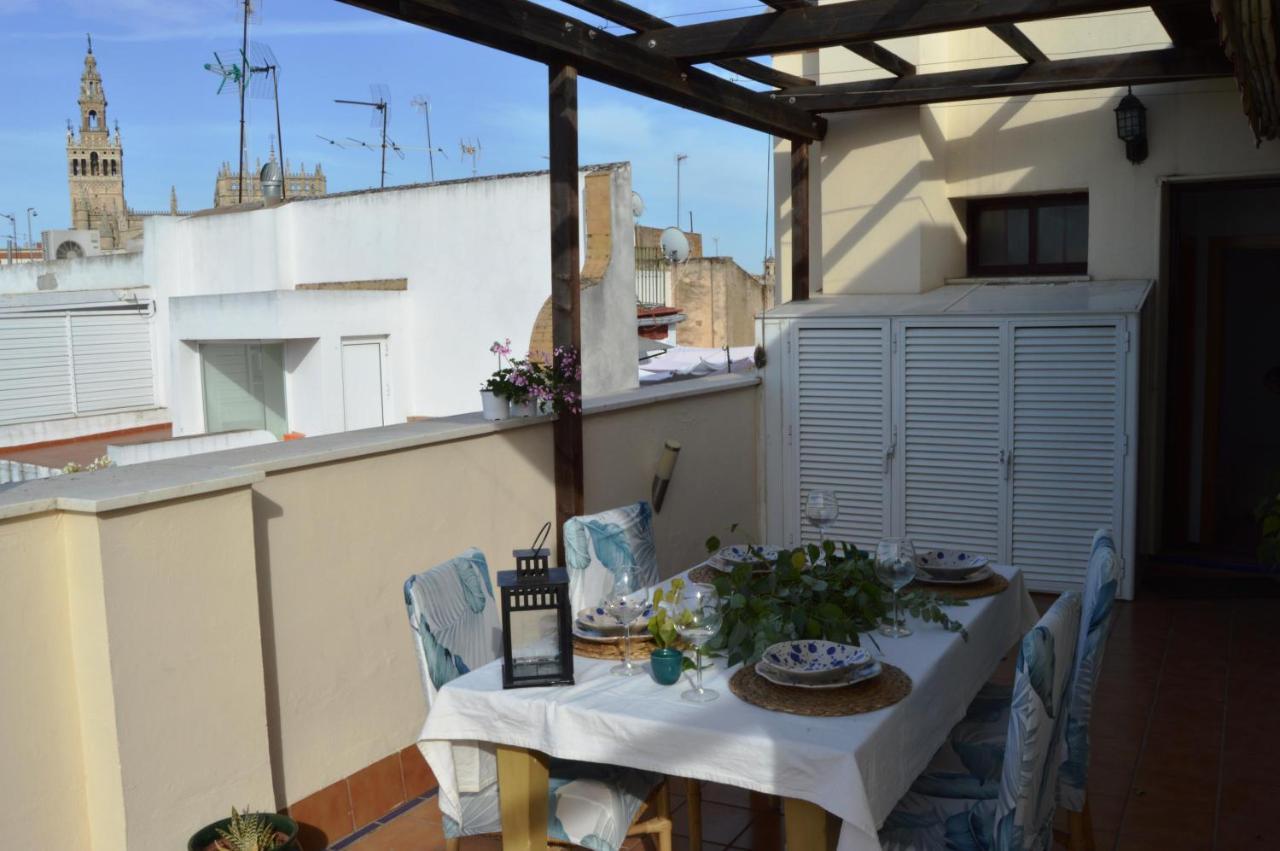 Homeyseville-Amazing Penthouse Giralda Views 8 Pax, Parking Optional Екстер'єр фото