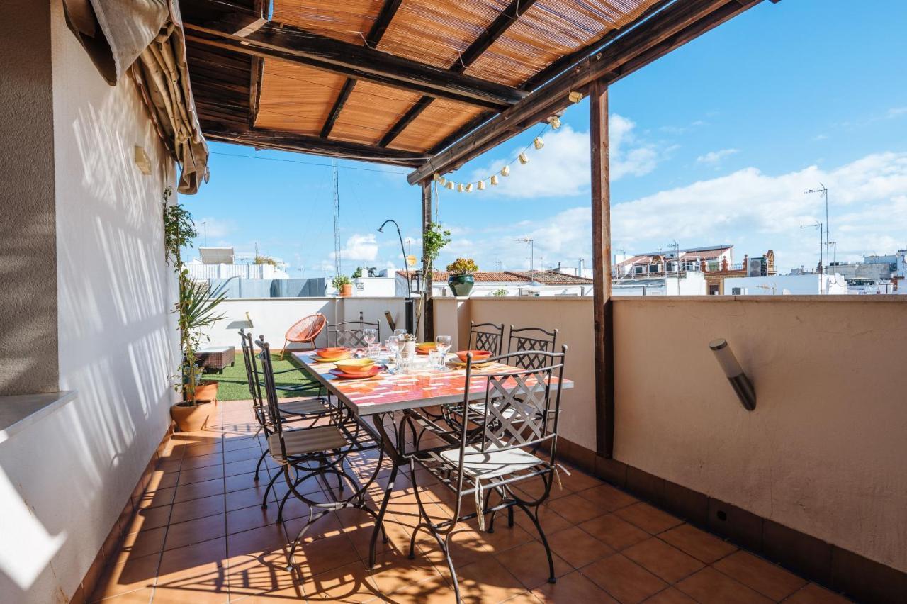 Homeyseville-Amazing Penthouse Giralda Views 8 Pax, Parking Optional Екстер'єр фото