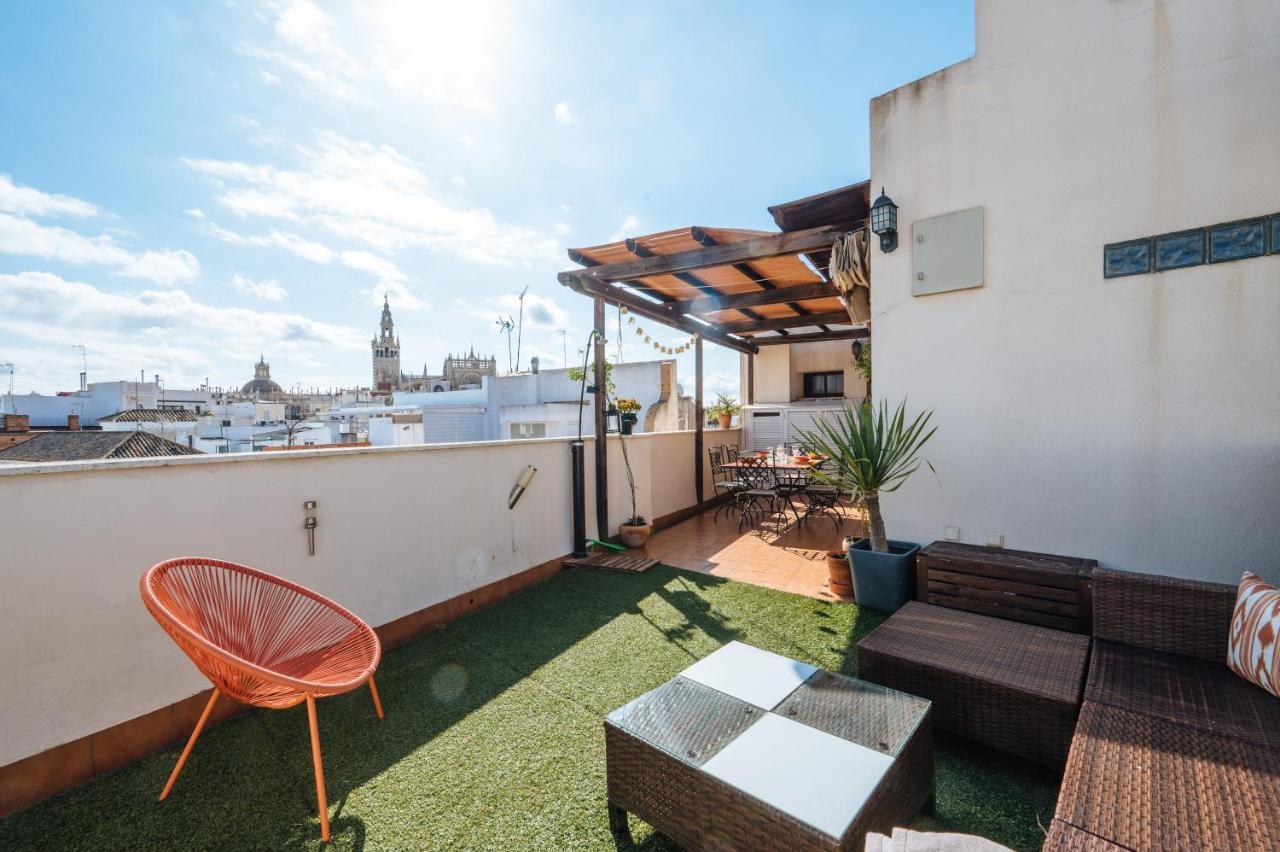Homeyseville-Amazing Penthouse Giralda Views 8 Pax, Parking Optional Екстер'єр фото