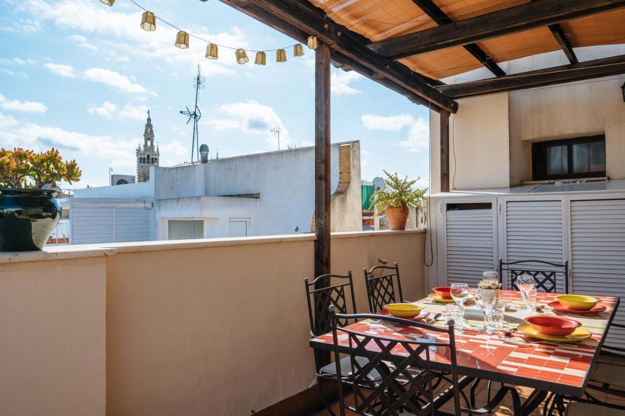 Homeyseville-Amazing Penthouse Giralda Views 8 Pax, Parking Optional Екстер'єр фото