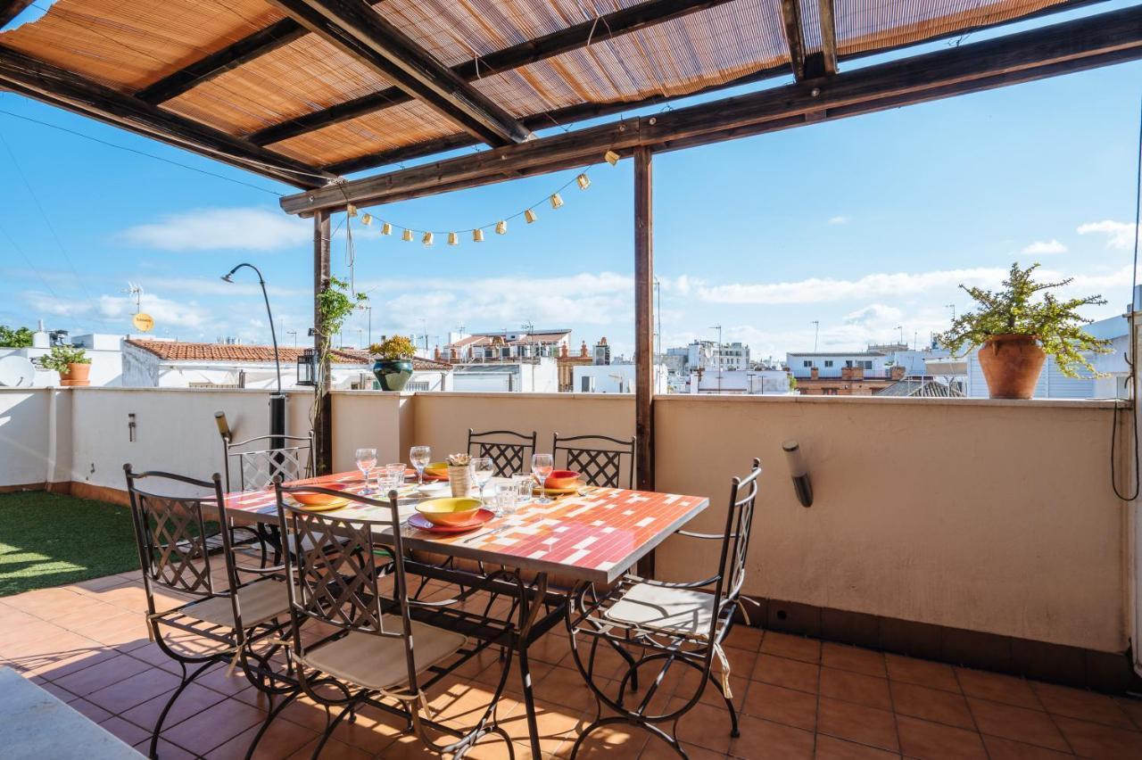 Homeyseville-Amazing Penthouse Giralda Views 8 Pax, Parking Optional Екстер'єр фото