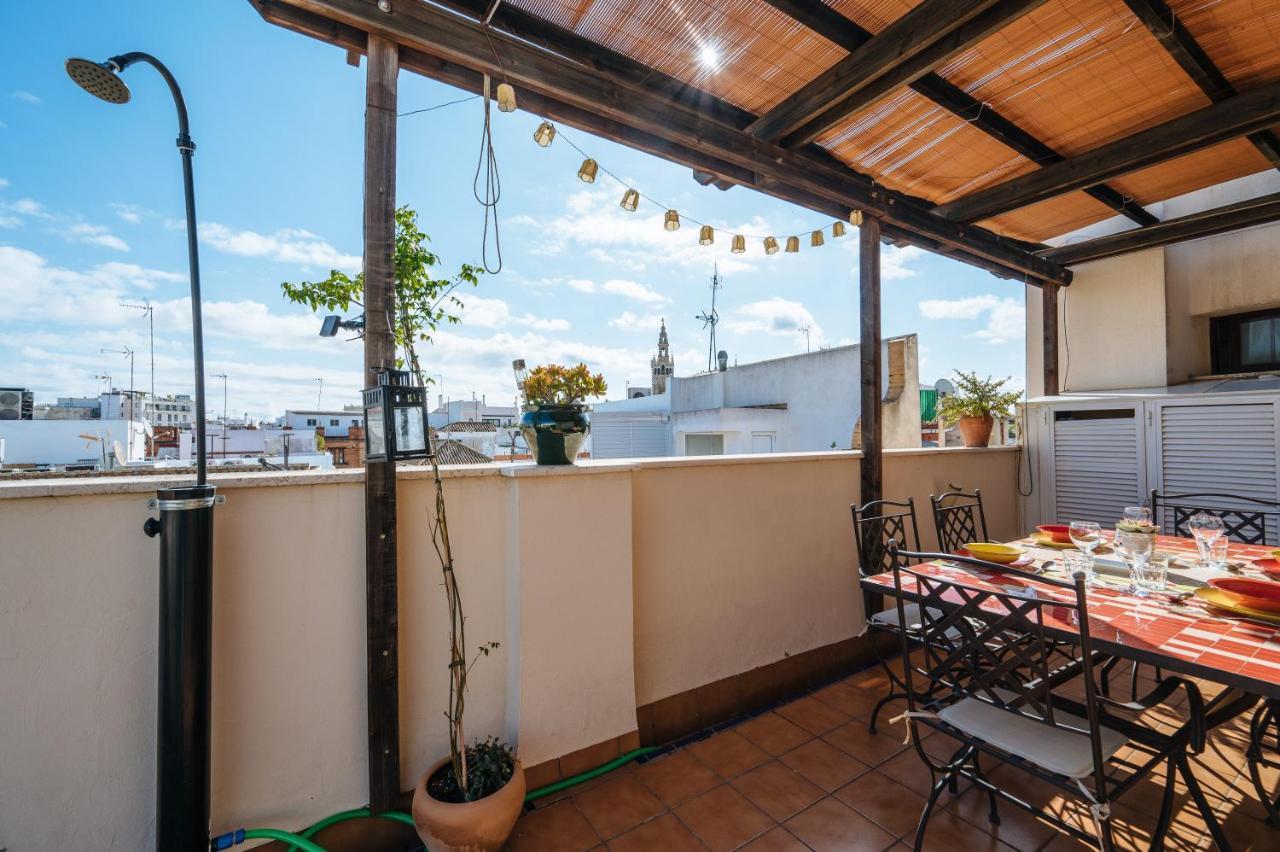 Homeyseville-Amazing Penthouse Giralda Views 8 Pax, Parking Optional Екстер'єр фото